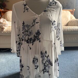 Le Chateau Floral Sheer Top